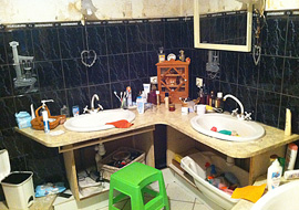 R�novation d'une salle de bain-avant