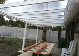 Installation d'une véranda
